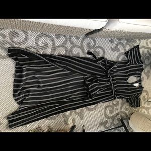 Jumpsuit Shorts, open back, short sleeve, NWT